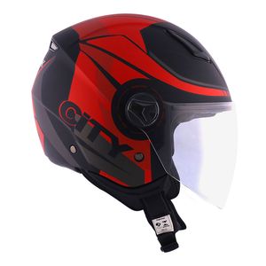 CAPACETE NORISK ORION CITY VERMELHO FOSCO