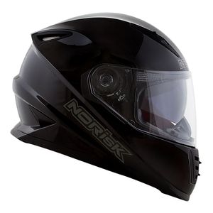 CAPACETE NORISK SOUL MONOCOLOR PRETO
