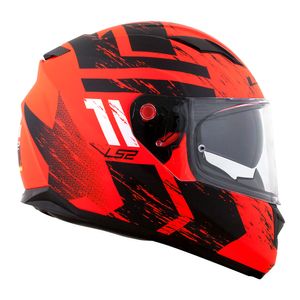 CAPACETE LS2 STREAM HUNTER LARANJA