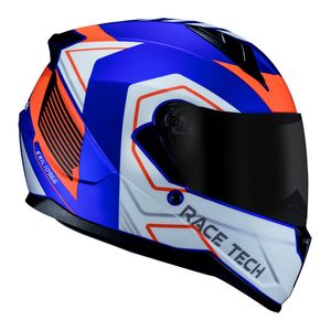 CAPACETE RACE TECH SECTOR EXILIO AZUL