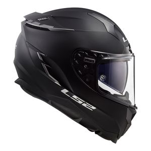 CAPACETE LS2 CHALLENGER MONOCOLOR PRETO FOSCO